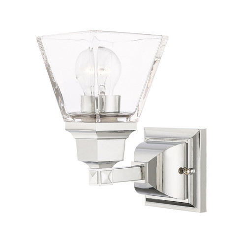 Mission One Light Wall Sconce in Polished Chrome (107|1717105)