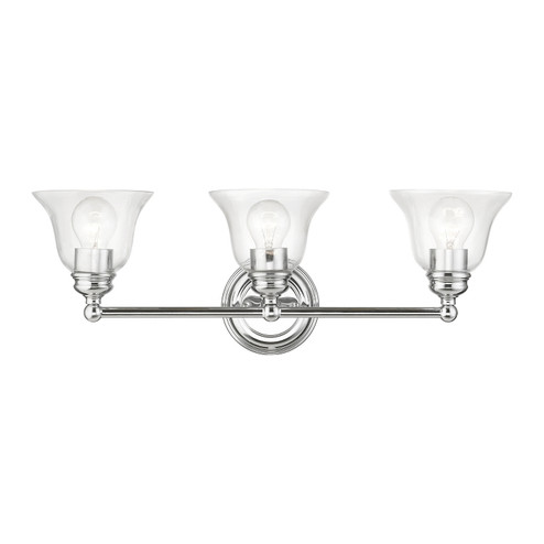 Moreland Three Light Vanity Sconce in Polished Chrome (107|1694305)