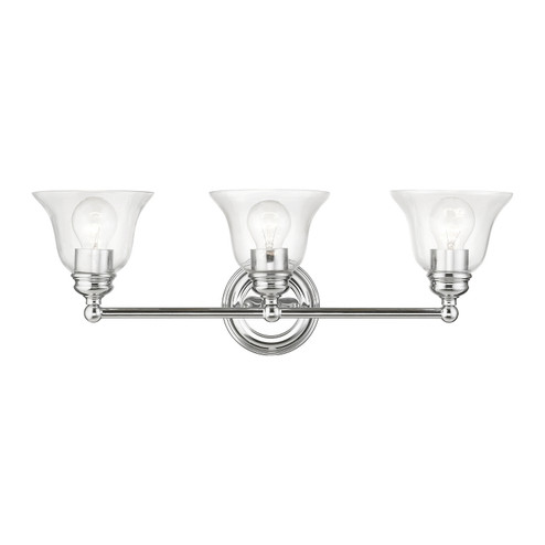 Moreland Three Light Vanity Sconce in Polished Chrome (107|1694305)