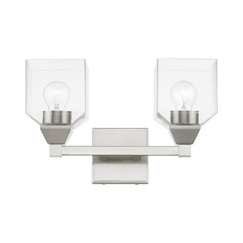 Aragon Two Light Vanity Sconce in Brushed Nickel (107|1677291)