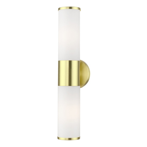 Lindale Two Light Vanity Sconce in Satin Brass (107|1656212)