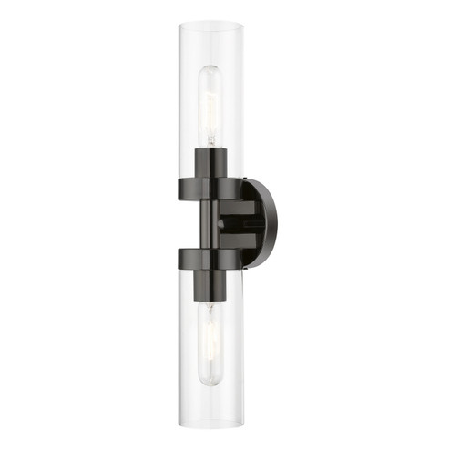 Ludlow Two Light Vanity Sconce in Black Chrome (107|1617246)