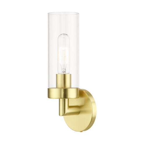 Ludlow One Light Wall Sconce in Satin Brass (107|1617112)