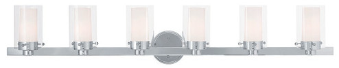 Manhattan Six Light Bath Vanity in Polished Chrome (107|1545605)