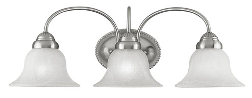Edgemont Three Light Bath Vanity in Brushed Nickel (107|153391)