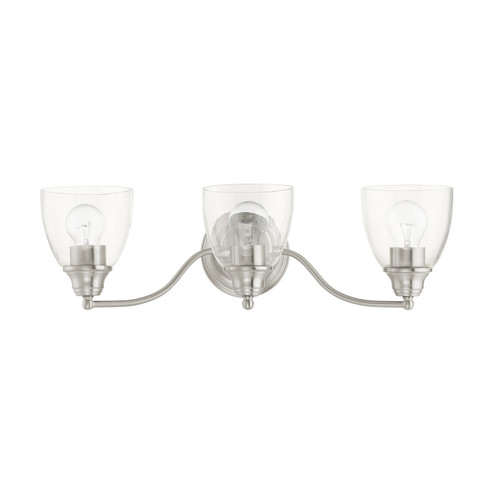 Montgomery Three Light Vanity in Brushed Nickel (107|1513391)