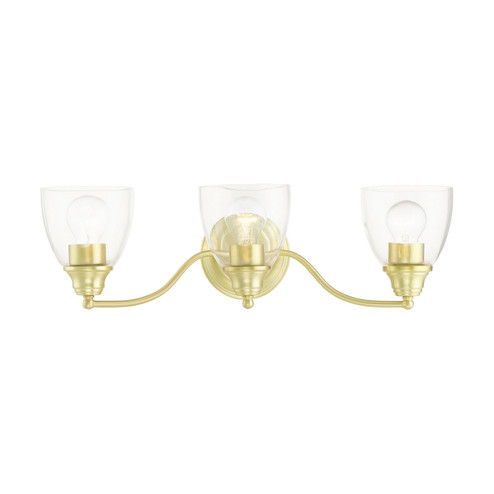 Montgomery Three Light Vanity in Satin Brass (107|1513312)