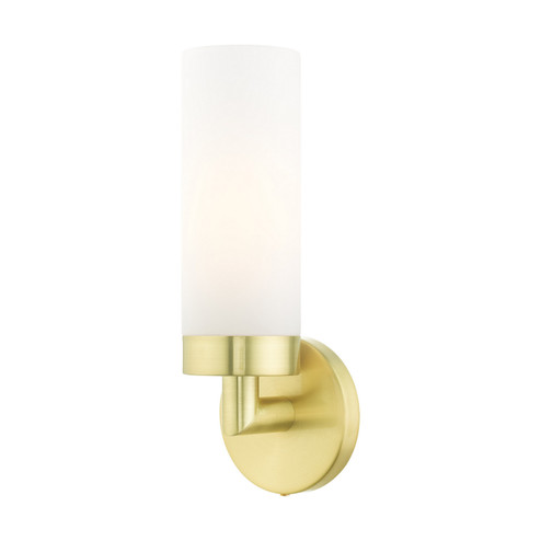 Aero One Light Wall Sconce in Satin Brass (107|1507112)