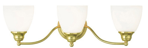 Somerville Three Light Bath Vanity in Polished Brass (107|1367302)