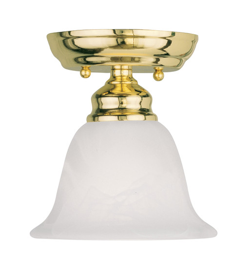 Essex One Light Ceiling Mount in Polished Brass (107|135002)