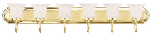 Rivera Six Light Bath Vanity in Polished Brass (107|107602)