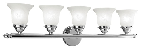 Neptune Five Light Bath Vanity in Polished Chrome (107|106505)