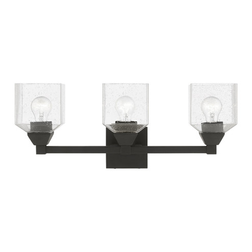 Aragon Three Light Vanity Sconce in Black (107|1038304)