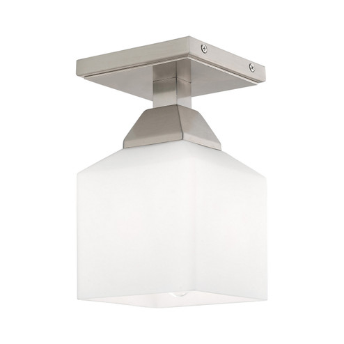 Aragon One Light Ceiling Mount in Brushed Nickel (107|1028091)