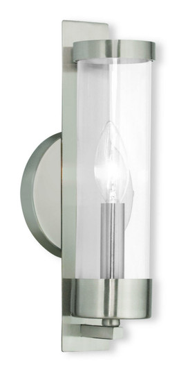 Castleton One Light Wall Sconce in Brushed Nickel (107|1014191)