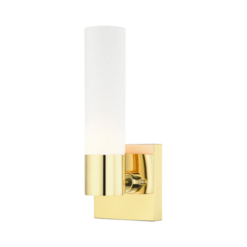 Aero One Light Wall Sconce in Polished Brass (107|1010102)