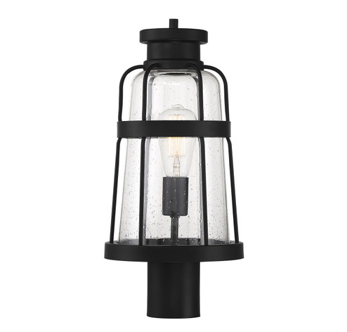 Quinton One Light Post Lantern in Matte Black (159|V6L52944BK)