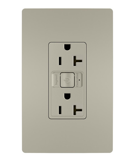 radiant Smart 20A Outlet with Netatmo in Nickel (246|WNRR20NI)