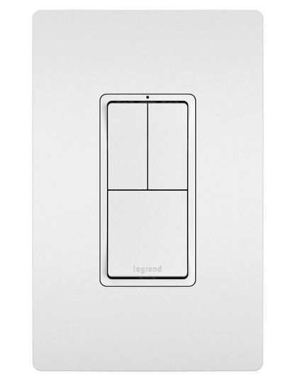 radiant Two Single-Pole Switches and Single Pole/3-Way Switch in White (246|RCD113W)