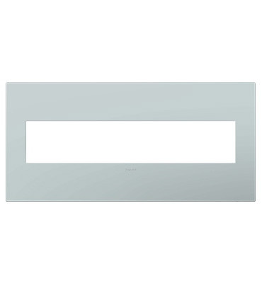 adorne Five-Gang Screwless Wall Plate in Pale Blue (246|AWP5GBL1)