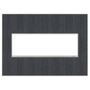 adorne Three-Gang Screwless Wall Plate in Rustic Gray (246|AWM3GRG4)
