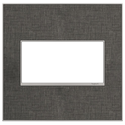 Adorne Gang Wall Plate in Slate Linen (246|AWM2GSL4)