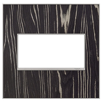 adorne Two-Gang Screwless Wall Plate in Macassar (246|AWM2GMA4)