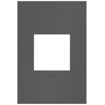 adorne One-Gang Screwless Wall Plate in Brushed Black Nickel (246|AWC1G2BBN4)