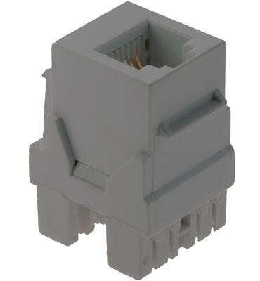 adorne RJ25 Phone Jack in Magnesium (246|ACRJ25M1)