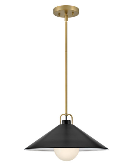 Milo LED Pendant in Lacquered Brass (531|84437LCBBK)