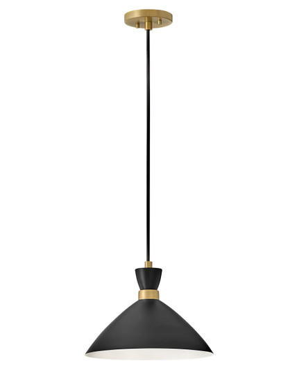 Simon LED Pendant in Black (531|83257BKHB)