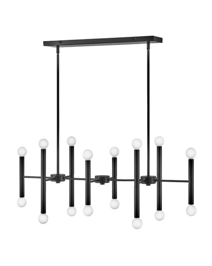 Millie LED Linear Chandelier in Black (531|83196BK)