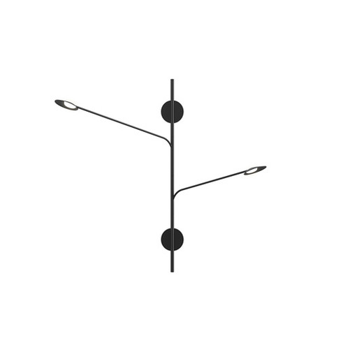 Rotaire LED Wall Sconce in Black (347|WS90102BK)