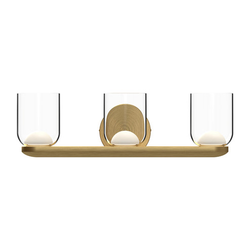 Cedar LED Vanity in Brushed Gold/Clear (347|VL52520BGCL)