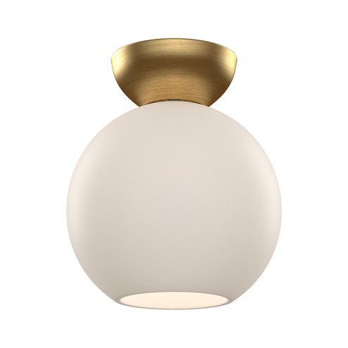 Arcadia One Light Semi-Flush Mount in Brushed Gold/Opal Glass (347|SF59708BGOP)