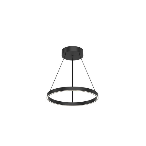 Cerchio LED Pendant in Black (347|PD87718BK)