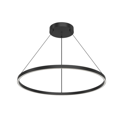 Cerchio LED Pendant in Black (347|PD87136BK)