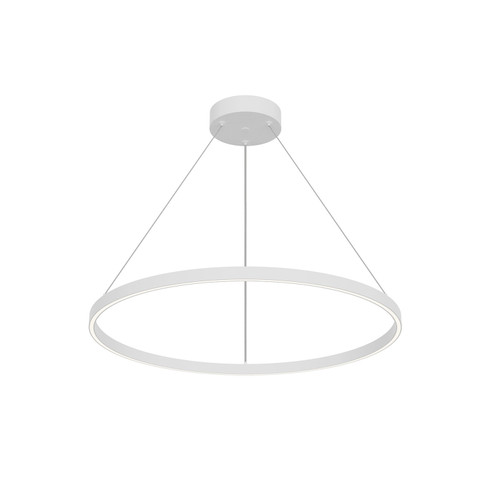 Cerchio LED Pendant in White (347|PD87132WH)