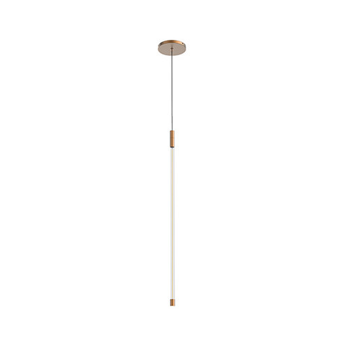 Motif LED Pendant in Brushed Gold (347|PD75027BG)