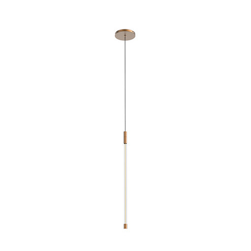 Motif LED Pendant in Brushed Gold (347|PD75021BG)