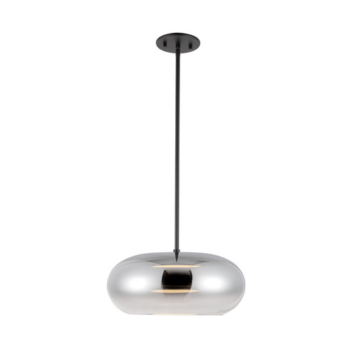 Trinity LED Pendant in Black/Chrome (347|PD62014BKCH)