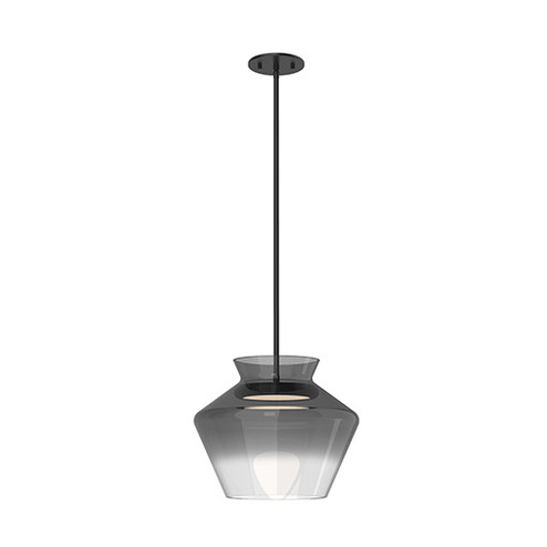 Trinity LED Pendant in Black/Smoked (347|PD62013BKSM)