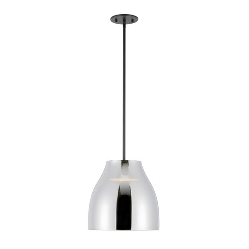 Trinity LED Pendant in Black/Chrome (347|PD62012BKCH)