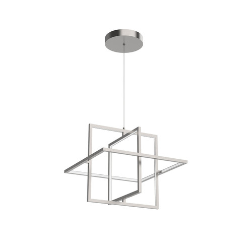 Mondrian LED Pendant in Brushed Nickel (347|PD16320BN)