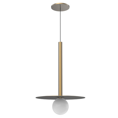 Elixir LED Pendant in Brushed Gold (347|PD15519BG)