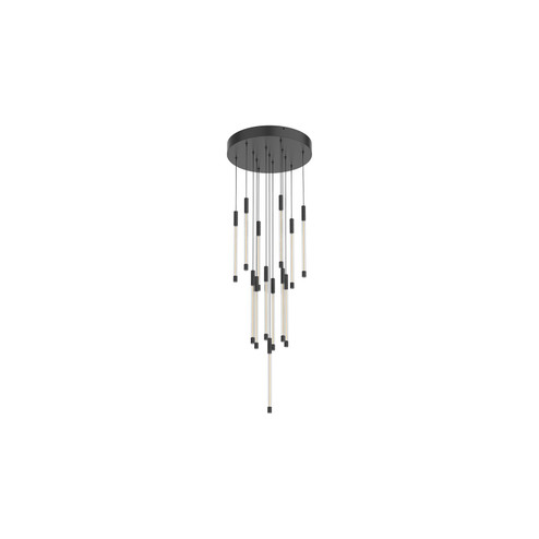 Motif LED Pendant in Black (347|MP75113BK)