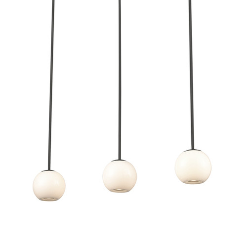 Europa LED Pendant in Black (347|MP47613BK)