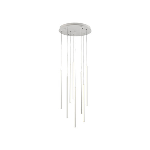 Chute LED Pendant in White (347|MP14919WH)