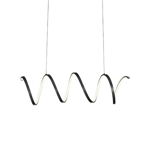 Synergy LED Pendant in Black (347|LP93742BK)