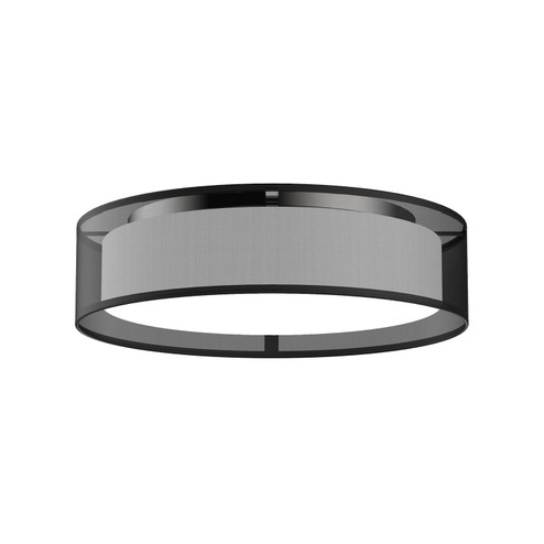 Dalton LED Flush Mount in Black Organza (347|FM7916BOR)